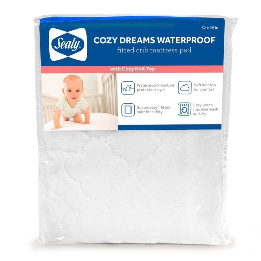 Sealy Crib/toddler bed waterproof mattress protector